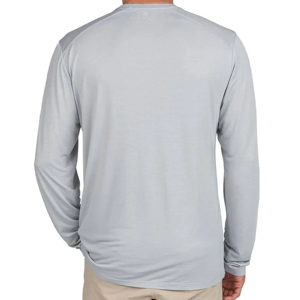 Free Fly Men's Bamboo Lightweight Long Sleeve Sea Glass, S