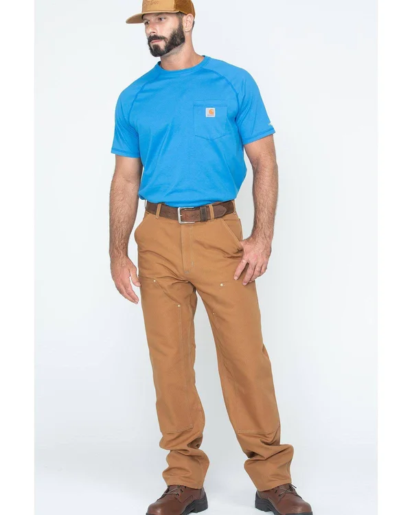 Men's Carhartt Double-Front Work Dungaree Brown