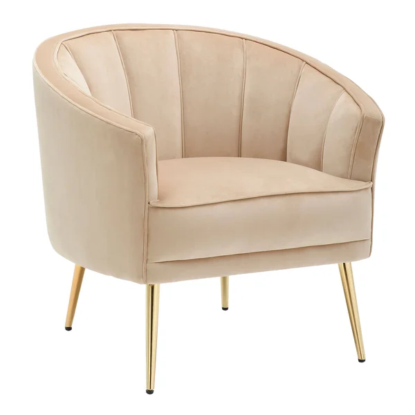 Silver Orchid Randolf Velvet Accent Chair - Black
