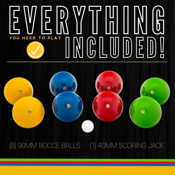 Franklin 90mm Wooden Bocce Ball Set