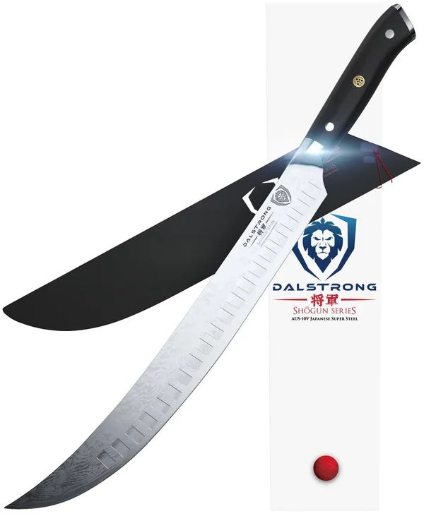 Shogun Series 12.5x22 Butcher & Breaking Cimitar Knife
