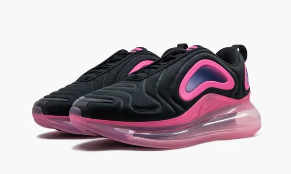 Air Max 720 Shoes, Black/Pink/Purple, Size 6.0