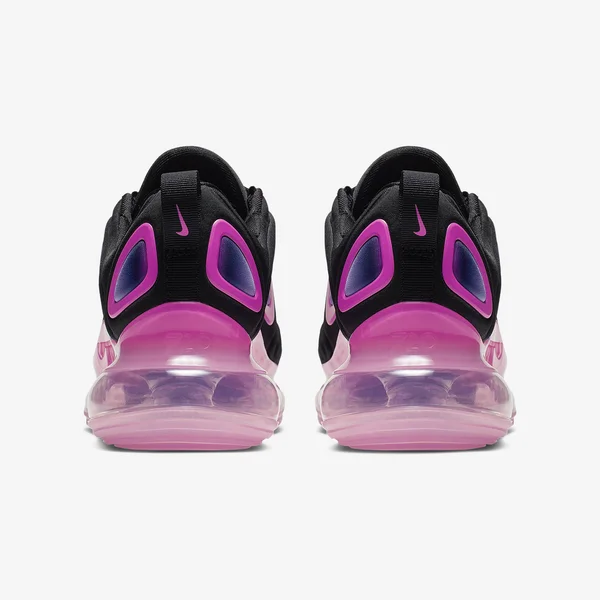 Air Max 720 Shoes, Black/Pink/Purple, Size 6.0