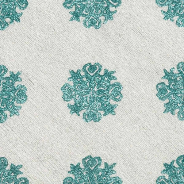 Safavieh Soho Rug SOH213A Ivory, Light Blue, 7& 6x22 x 9& 6x22