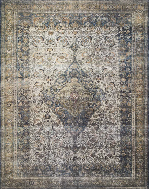 Magnolia Home by Joanna Gaines Lucca 5& x 7&9 Area Rug in Ivory/Multi