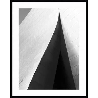 Ode to Gehry 11 by Dag - Picture Frame Photograph Print on Paper AllModern Format: Black Framed Paper - Size: 43.12x22 H x 34.12x