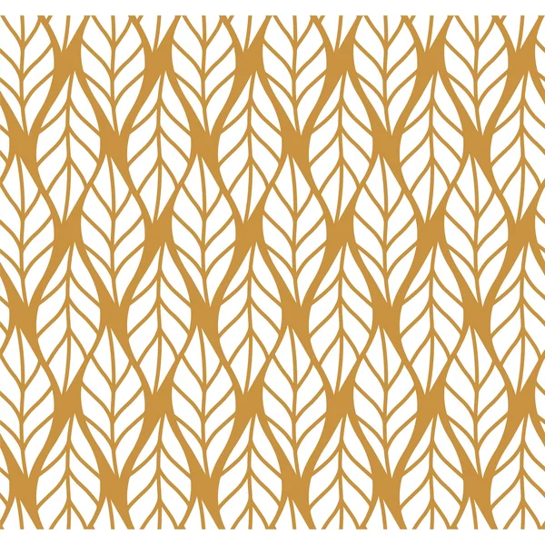 Rusty Geometrical Leaves Removable Wallpaper - 10&ft H x 24&&inch W - Brown