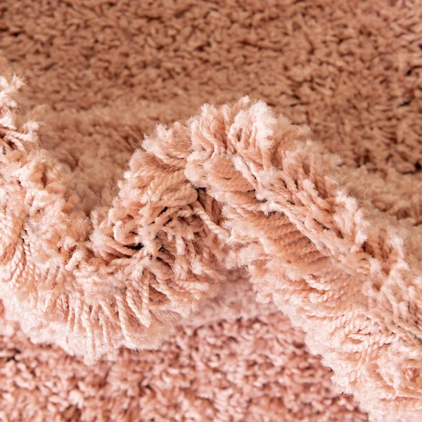 Unique Loom Everyday Solid Shag Area Rug - Rose Pink - 5& 0 x 8& 0