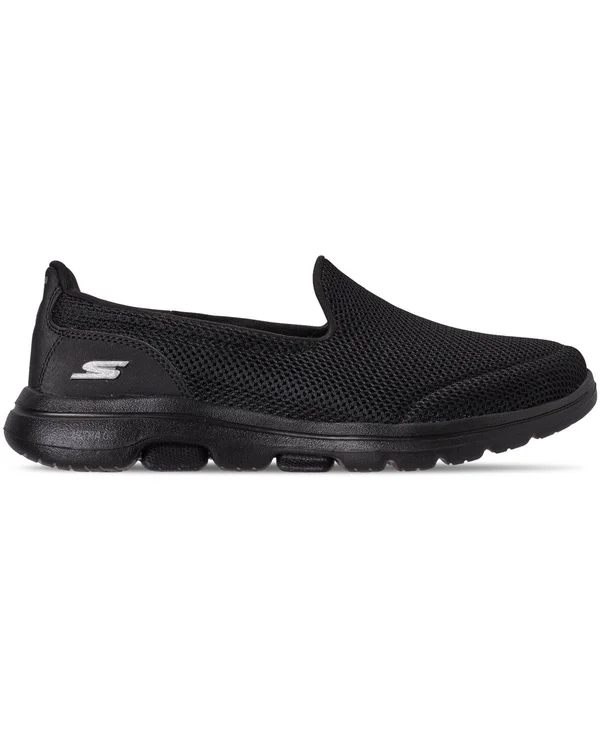 Skechers Women's GOwalk 5 Walking Shoe, Black/Black