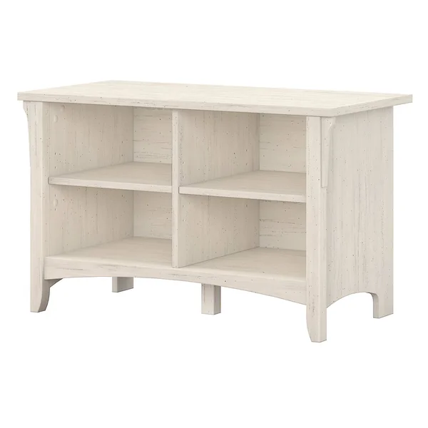 Bush Furniture Salinas Shoe Storage Bench, Antique White