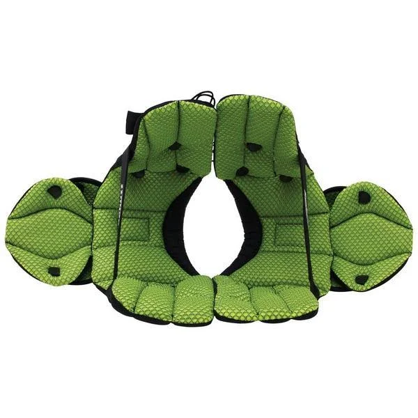 Schutt Y Flex 4.0 Youth Football Shoulder Pads Black/Green XXS