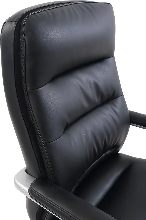 Beautyrest Platinum Sofil Bonded Leather Executive Chair - Black (49404B)