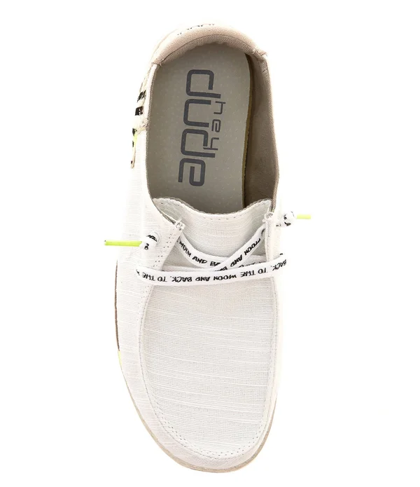 Hey Dude Wendy Star Shoe Women's, White, 7
