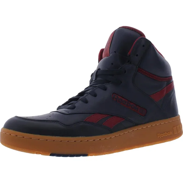 Bb 4600 Mens Fitness Running Basketball Shoes - 4.5, Night Navy/Collegiate Burgundy/ Reebok Rubber Gum