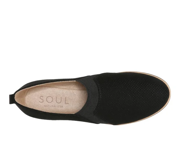 Soul Naturalizer Idea Slip-Ons - Black Perf