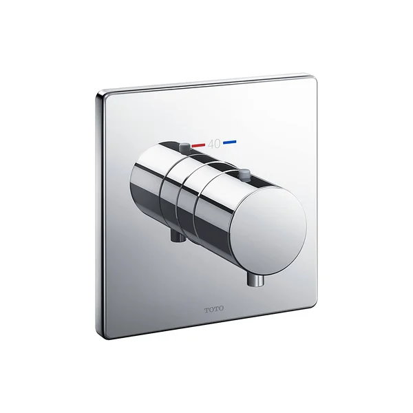 Toto Square Thermostatic Mixing Valve Shower TRIM - Polished Chrome - TBV02401U#CP