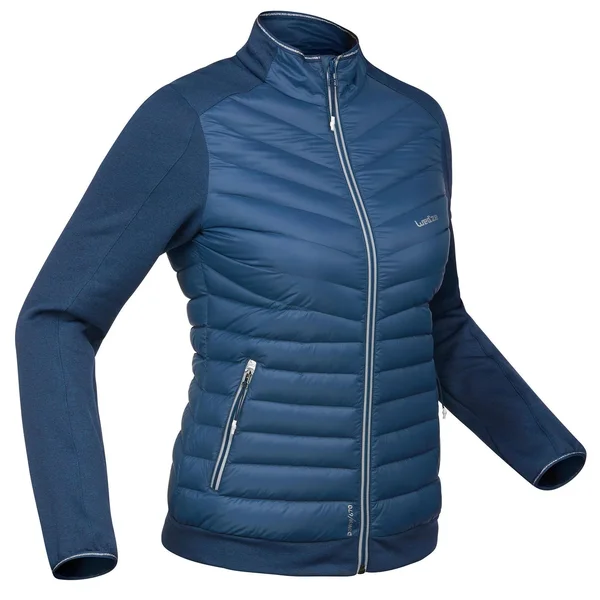 Wedze Women's 900 - Skiing 2nd Layer, Jacket in Snowy White, Size Xs