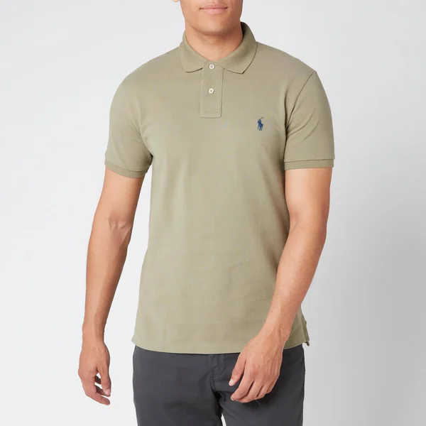 Polo Ralph Lauren Slim Fit Mesh Men's Polo Shirt - Sage Green