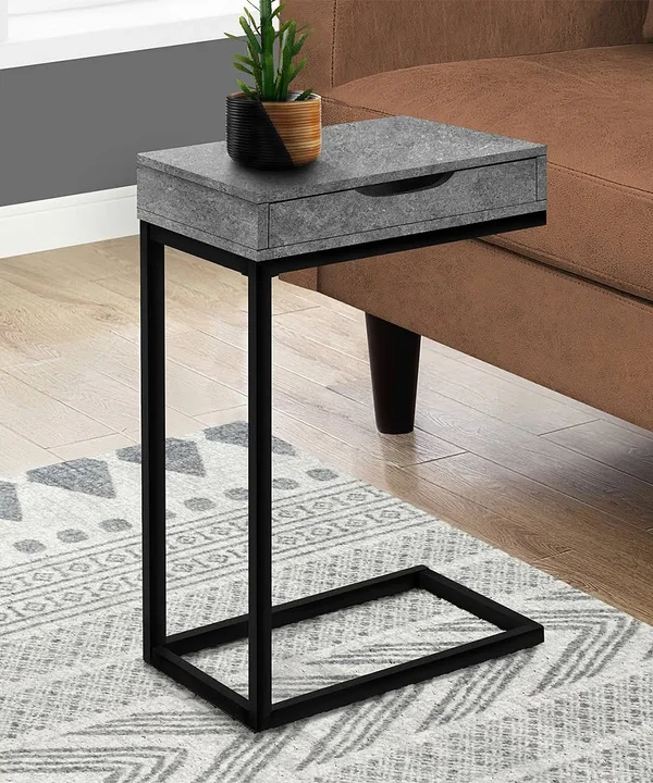 Monarch - Accent table - rectangular - gray