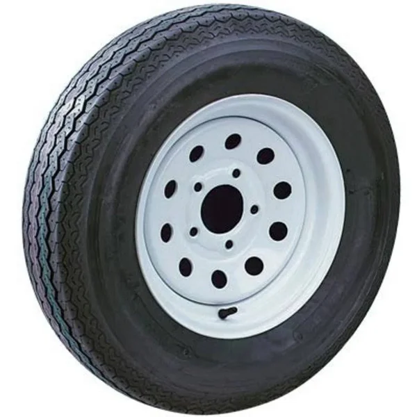Northern Tool and Equipment 121278 High-Speed Radial Trailer Tire ASSEMBLY - Modular - ST205 & 75R15