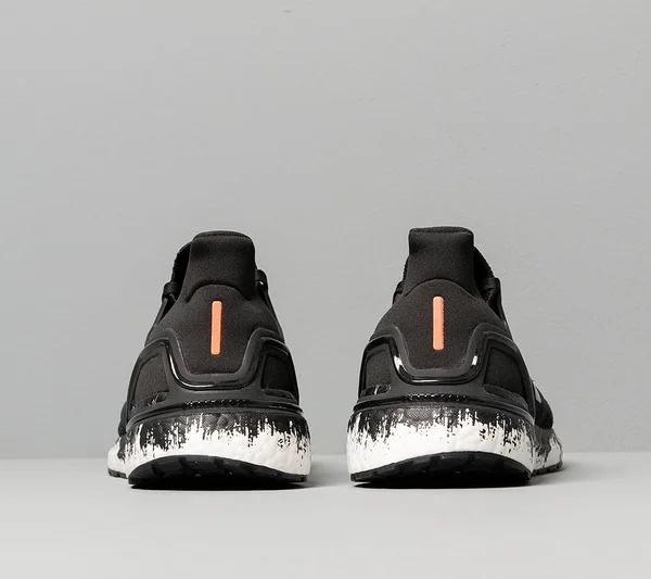 Men's Adidas Ultraboost 20 Core Black White Signature Coral