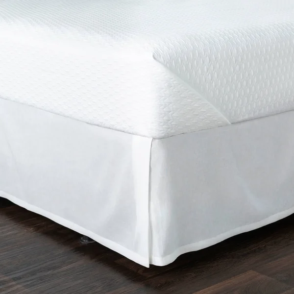 Peyton Bed Skirt in White
