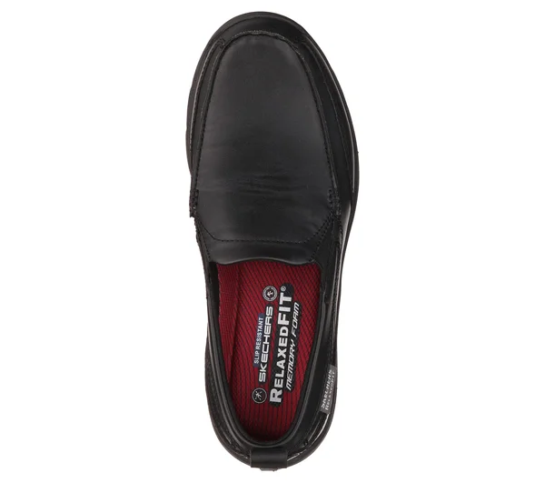 Skechers Men's Work Relaxed Fit Hobbes SR - Black