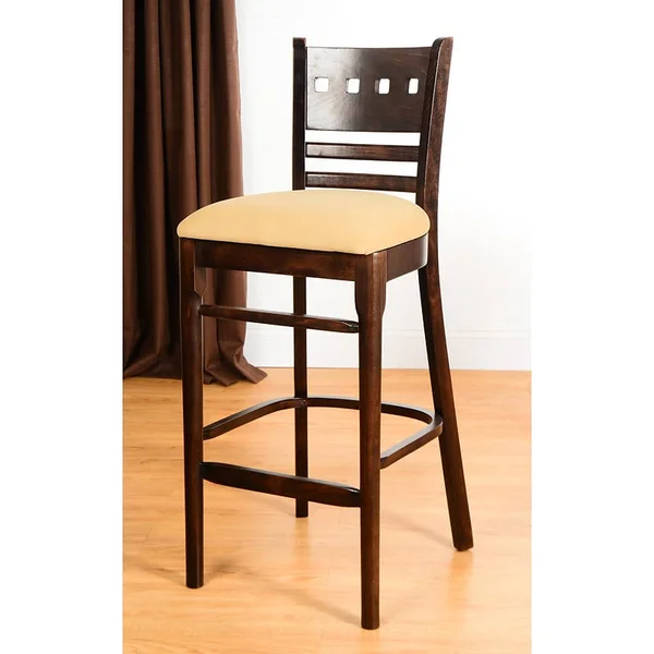 Benkel Seating Domsey 30 Bar Stool; Walnut