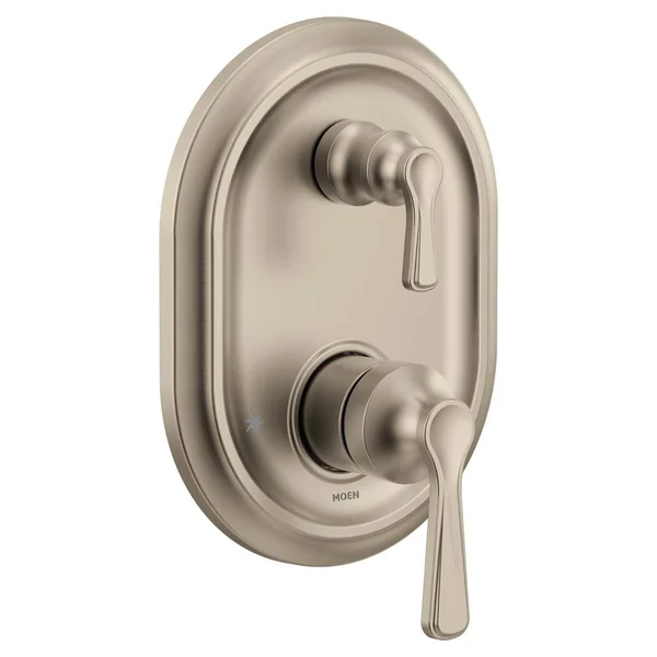 Moen UTS9211BN Colinet M-CORE 3-Series 2-Handle Shower Trim with Integrated Transfer - Valve Required, Brushed Nickel