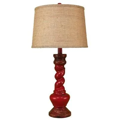 Coast Lamp Mfg. Casual Living 31x22 Table Lamp Base Finish: Aged Brick Red