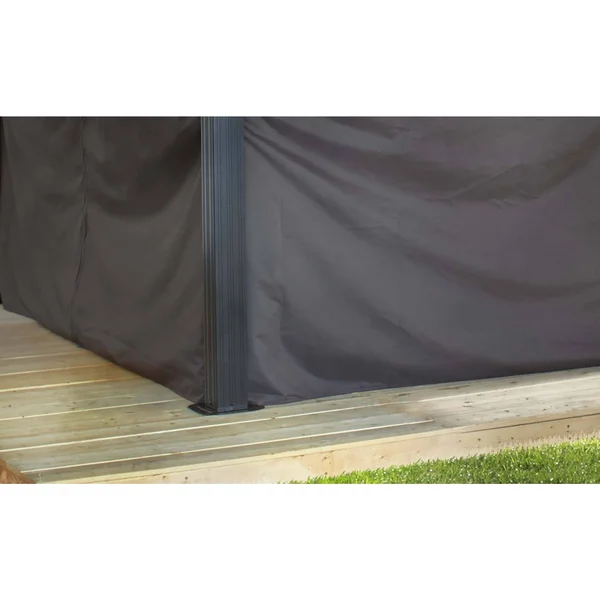 Sojag - Curtains for Genova 10& x 12& Gazebo - Brown