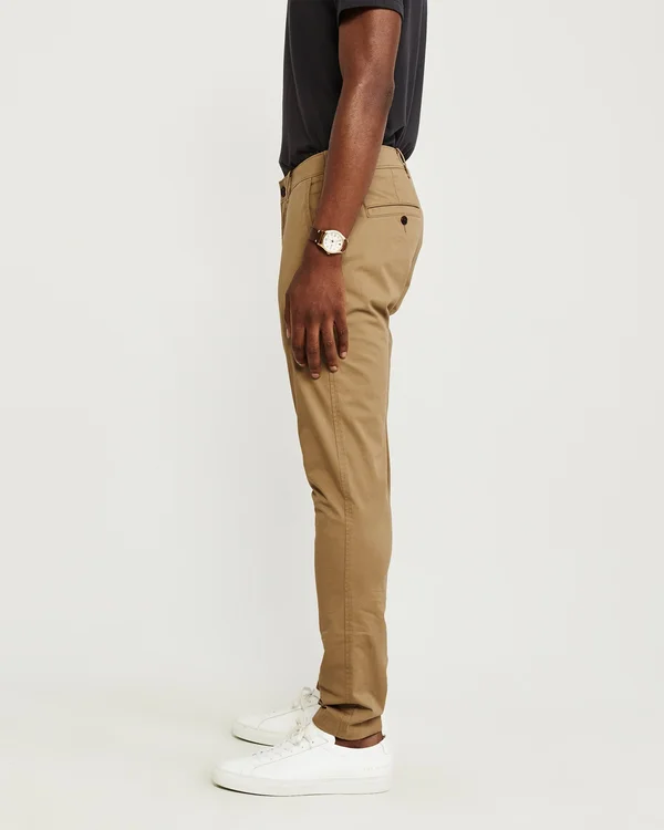 Abercrombie & Fitch Men's Super Skinny Chinos in Dark Khaki - Size 31 x 32