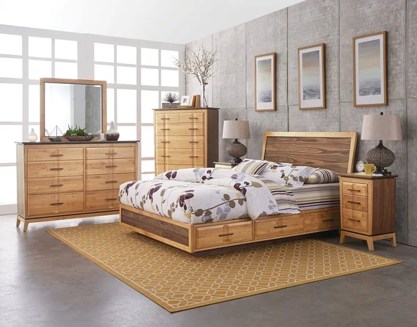 Addison Small 3-Drawer Nightstand - Duet by Wittier Wood Furniture