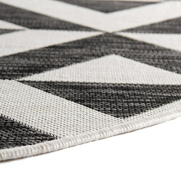 Jill Zarin Napa Indoor Outdoor Rug, Grey, 5x8 ft