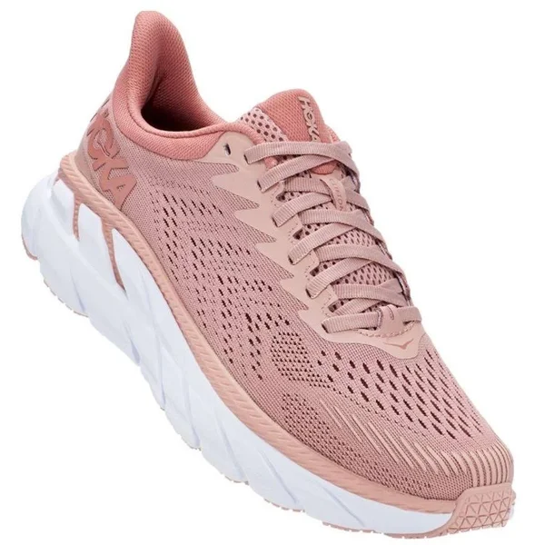 Hoka One One Women's Clifton 7 Misty Rose - Cameo Brown