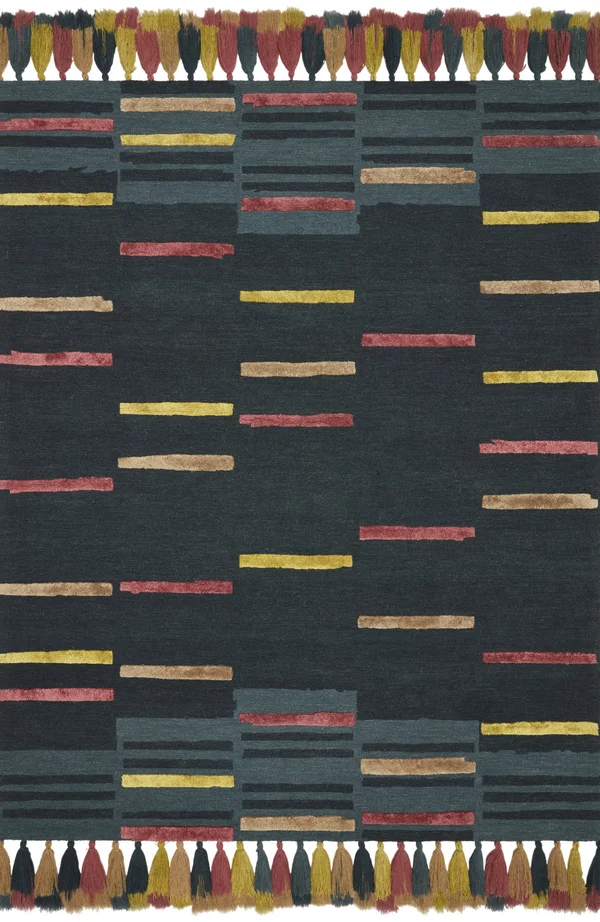 Loloi Jamila JAA-03 Teal/Sunset 2&-6x22 x 7&-6x22 Rug