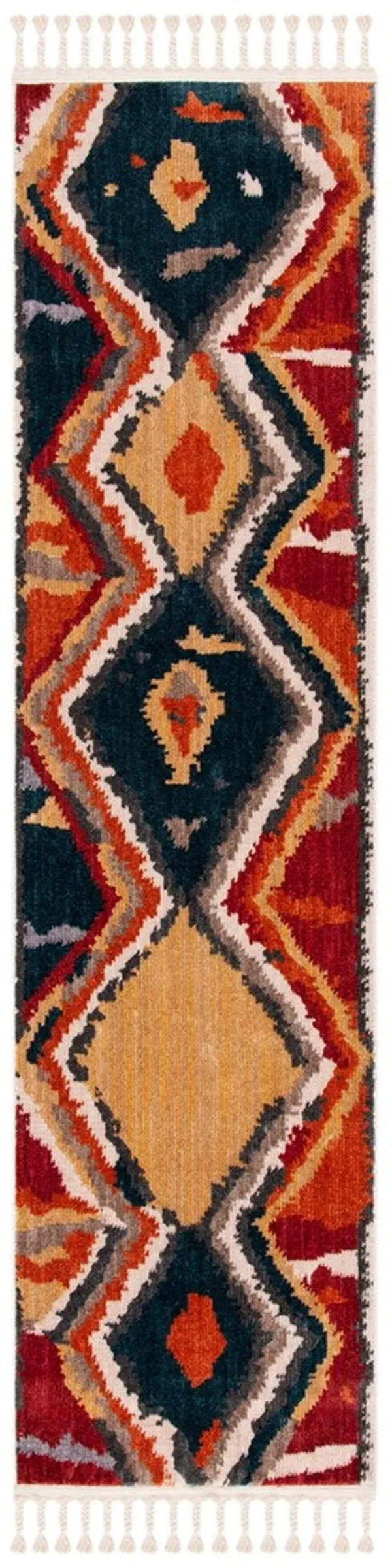 Safavieh Farmhouse 803 Area Rug - Yellow, Red, 5&0x22 x 7&3x22 Rectangle