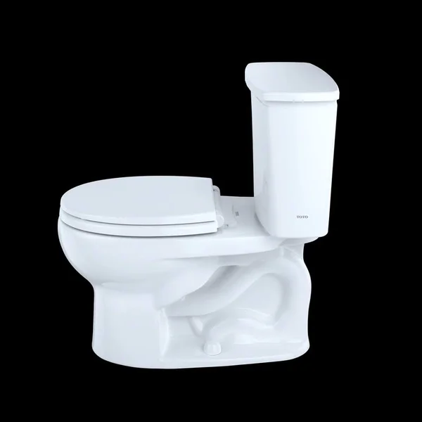 Toto Eco Drake Transitional Two-Piece Round 1.28 GPF Toilet - Bone CST743EN#03