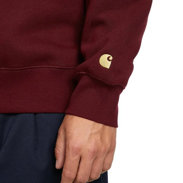 Carhartt WIP Chase Sweatshirt - Jam, Gold - L - Men