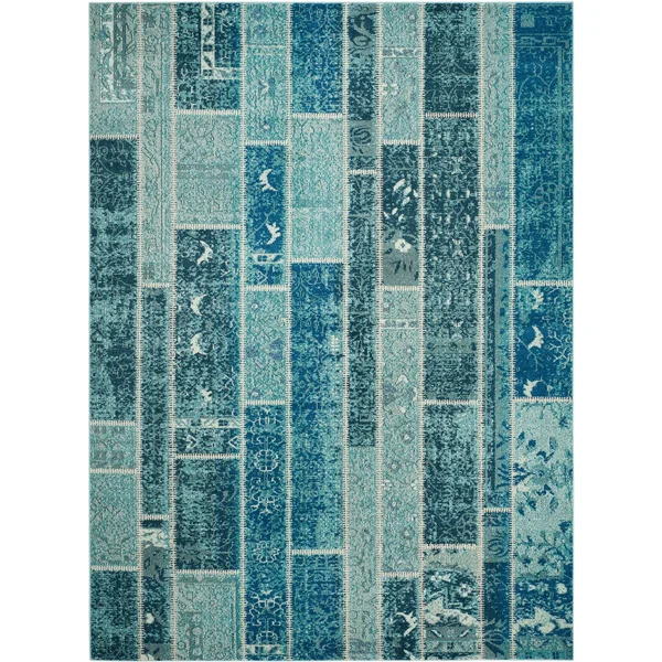 Safavieh Monaco MNC216K 5&1x22 x 7&7x22 Yellow - Multi Area Rug