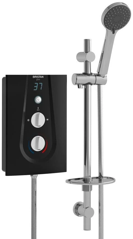 Bristan GLE395 B 9.5 KW Glee 3 Electric Shower - Black