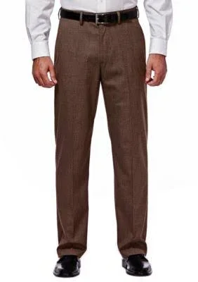 Mens J.M. Haggar Premium Classic-Fit Pleat-Front Stretch Suit Pants Brown, Men's, Size: 40x32