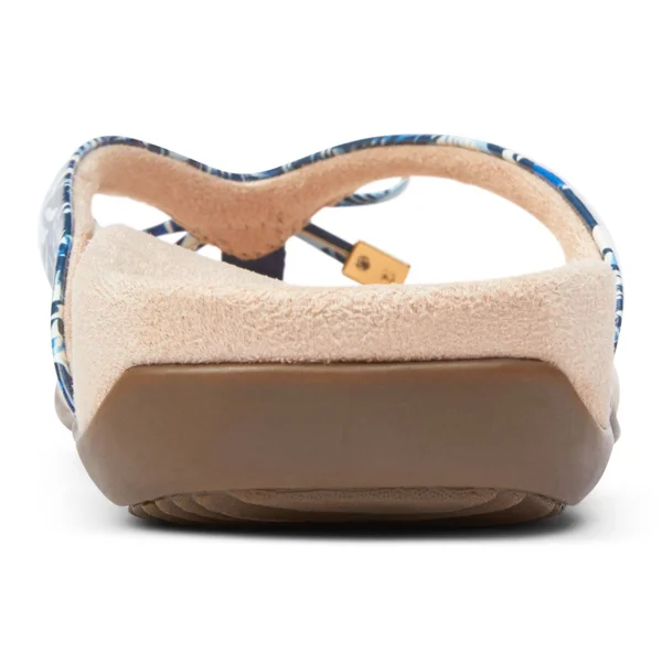 Vionic Bella II Women's Sandals Blue Palm : 8.5 M