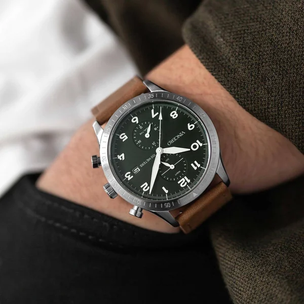 Vincero The Altitude - Silver/Pine Sil-For-A12