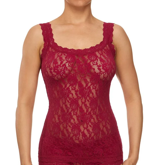 Hanky Panky Signature Lace Unlined Camisole - Cranberry (1390L) L