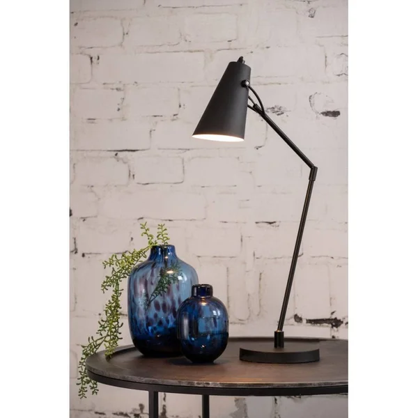 Light & Living Desk Lamp 76 - 5x18x89, 5 cm Borre Matted Black/Shiny Desk Lamp