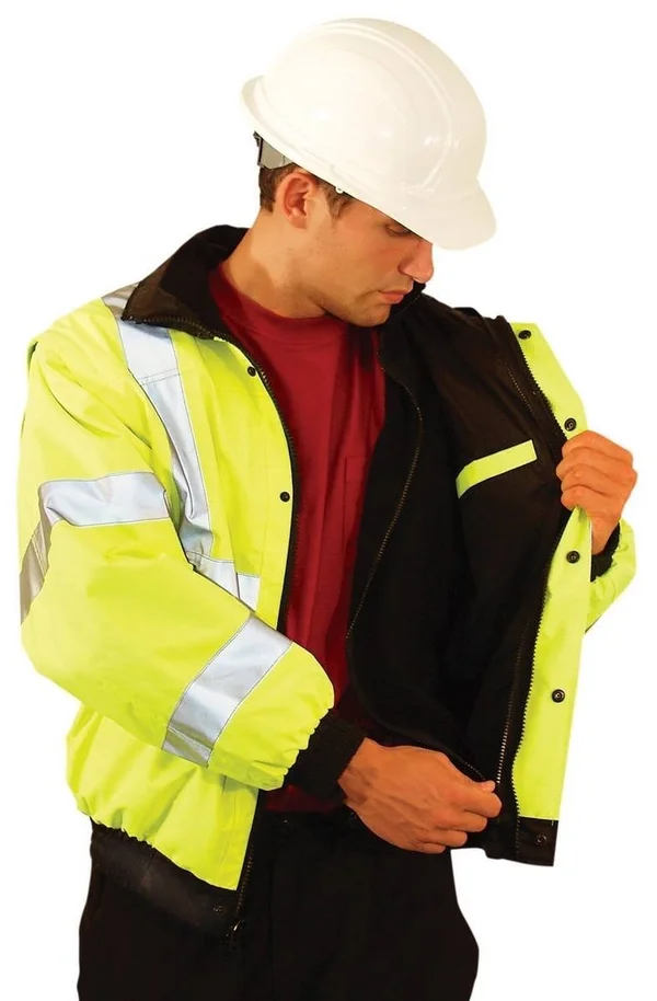 Occunomix Polyester Bomber Jacket Medium Yellow