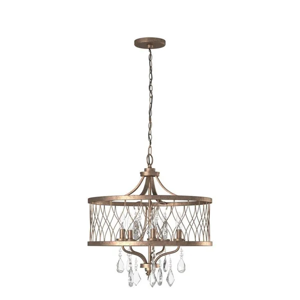 Minka Lavery West Liberty 5 Light Chandelier - Olympus Gold 4404-581