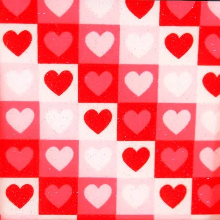 Tabletop Sparkle Hearts Pads Silicone Jar Opener Pot Holder Valentine And105 - Size: 10.0 in H x 10.0 in W x .12 in D, Red