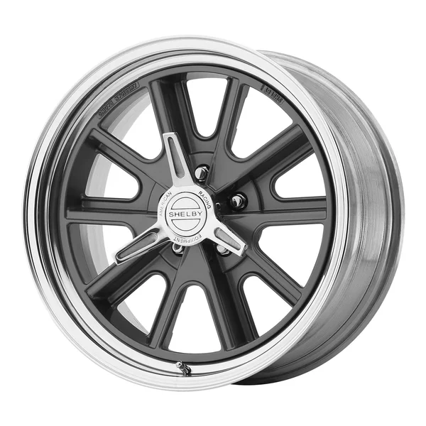 American Racing VN4277956552 - 427 Shelby Cobra Two-Piece 17x22 Gloss Gray